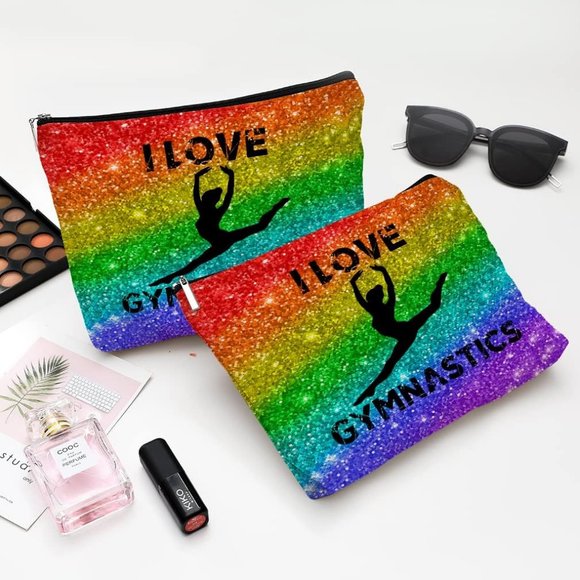 Women's High Quality Beautiful Canvas Waterproof Zipper Makeup Bag For Cosmetic - Picture 5 of 6